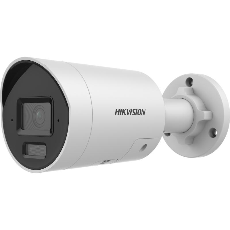 Camera de supraveghere IP Bullet 8MP Hikvision DS-2CD2083G2- LI2U/SL(2.8MM), lentila fixa 2.8mm, iluminare min: Color: 0.005 Lux @ (F1.6, AGC ON),0 Lux cu lumina alba: 40m, IR 40m, microfon incorporat, difuzor incorporat, slot card de memorie: microSD/microSDHC/microSDXC maxim 512GB, alarma la (DS-2CD2083G2-LI2U/SL(2.8MM))