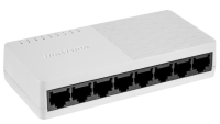 Switch 8 porturi Gigabit Hikvision DS-3E0508D-O, Unmanaged, 8 Gigabit RJ45 ports, Plug & play, Support ADI/ADIX, Standard: IEEE 802.3, IEEE 802.3u, IEEE 802.3x, IEEE 802.3ab; desktop plastic switch, dimensiuni: 124.00 mm × 25.00 mm × 61.00 mm, greutate: 0.093 kg (DS-3E0508D-O)