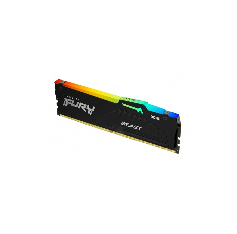 Memorie RAM Kingston DDR5 8GB 6000Mhz CL30 1.4V Fury Beast Black RGB XMP (KF560C30BBA-8)
