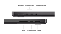 MacBook Pro 14.2"/Apple M4 (CPU 10-core, GPU 10-core, Neural Engine 16-core)/16GB/512GB - Space Black - INT KB (MW2U3RO/A)