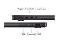 MacBook Pro 14.2"/Apple M4 (CPU 10-core, GPU 10-core, Neural Engine 16-core)/16GB/512GB - Space Black - INT KB (MW2U3RO/A)