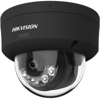 Camera de supraveghere IP Dome 8MP Smart Hybrid Light with ColorVu Hikvision DS-2CD2147G3-LIS2UY(2.8MM)/BK, lentila fixa 2.8mm, iluminare min: Color: 0.0001 Lux @ (F1.0, AGC ON),0 Lux with light, lumina alba / IR: 30m, microfon dublu incorporat, interfata audio: 1 input (line in)/1 output (line (DS-2CD2147G3-LIS2UY(2.8MM)/BK)