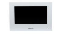 Monitor videointerfon WIFI 7inch color Hikvision DS-KH6320-WTE2-W; conectare pe 2 fire, carcasa de culoare alba, ecran LCD 7 color cu touch screen, rezolutie ecran 1024 x 600; design modern; conectivitate: Wi-Fi 802.11b/g/n;  TCP/IP, SIP, RTSP; RS-485,  comunicare audio video bidirectionala (DS-KH6320-WTE2-W)