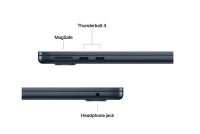 MacBook Air 13.6" Retina/Apple M4 (CPU 10-core, GPU 10-core, NeuralEngine 16-core)/32GB/512GB - Midnight - INT KB (2025) 35W  (cto f rom  MC6C4RO/A) (Z1GU000BL)