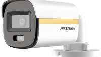 Camera de supraveghere Mini Bullet 3K ColorVu Dual-light PoC Fixed Hikvision DS-2CE10KF3T-LE(2.8MM), lentila fixa 2.8mm, iluminare min: 0.0005 Lux @ (F1.0, AGC ON), 0 Lux cu lumina alba, IR 20m, lumina alba 20m, alimentare: 12 VDC ± 25%, PoC.af, Max. 5.7 W, protectie: IP67, dimensiuni: 161.1 mm × (DS-2CE10KF3T-LE(2.8MM))