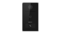 Post de exterior videointerfon IP Hikvision DS-KV6133-WME1; WIFI; 1 x buton de apelare( pentru o singura familie- permite apelarea a mai multor monitoare de interior); camera video 2MP True WDR ( unghi vizualizare: Horizontal: 129° Vertical: 75°), vizualizare pe timp de noapte IR maxim 3 metri;  (DS-KV6133-WME1)