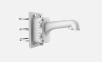 Suport de montaj pe stalp pentru camere PTZ DS-1604ZJ-BOX-POLE, material aliaj de aluminiu si metal, dimensiuni: 456.5 mm × 314 mm × 194.9 mm, greutate: 5.7 kg (DS-1604ZJ-BOX-POLE)