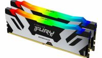 Memorie RAM Kingston DDR5 96GB 6000Mhz CL32 1.35V Dual Channel Kit Fury Renegade Silver/Black RBG XMP (KF560C32RSAK2-96)