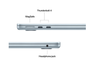 MacBook Air 13.6" Retina/Apple M4 (CPU 10-core, GPU 10-core, NeuralEngine 16-core)/32GB/512GB - sky blue - INT KB (2025) 35W  (cto f rom  MC6V4RO/A) (Z1H9000BL)