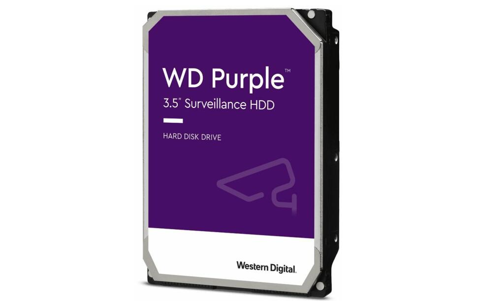 HDD Surveillance WD, 3.5", 2TB, PURPLE SATA3 5400rpm 64MB (WD23PURZ)