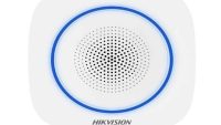 Sirena interior wireless AX PRO Hikvision DS-PS1-II-WE Buzzer Decibel: 90 to 110 dB,  fire alarm, panic alarm, and intrusion alarm, Operation temperature –10°C to 55°C,Four CR123 batteries, Support 12 VDC Power Supply, Power interface 12 VDC,  CAM-X Wireless Technology ,Dimension:130 × 128 × 39.5 (DS-PS1-II-WE)