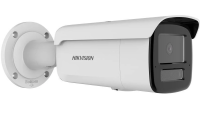 Camera de supraveghere IP Bullet 6MP Hikvision DS-2CD2T63G2-2LI(2.8MM), lentila fixa 2.8mm, iluminare min: Color: 0.005 Lux @ (F1.6, AGC ON),0 Lux cu lumina alba, IR 60m, microfon incorporat, slot card de memorie: microSD/microSDHC/microSDXC maxim 512GB, alarma la evenimente: Motion detection (DS-2CD2T63G2-2LI(2.8MM))