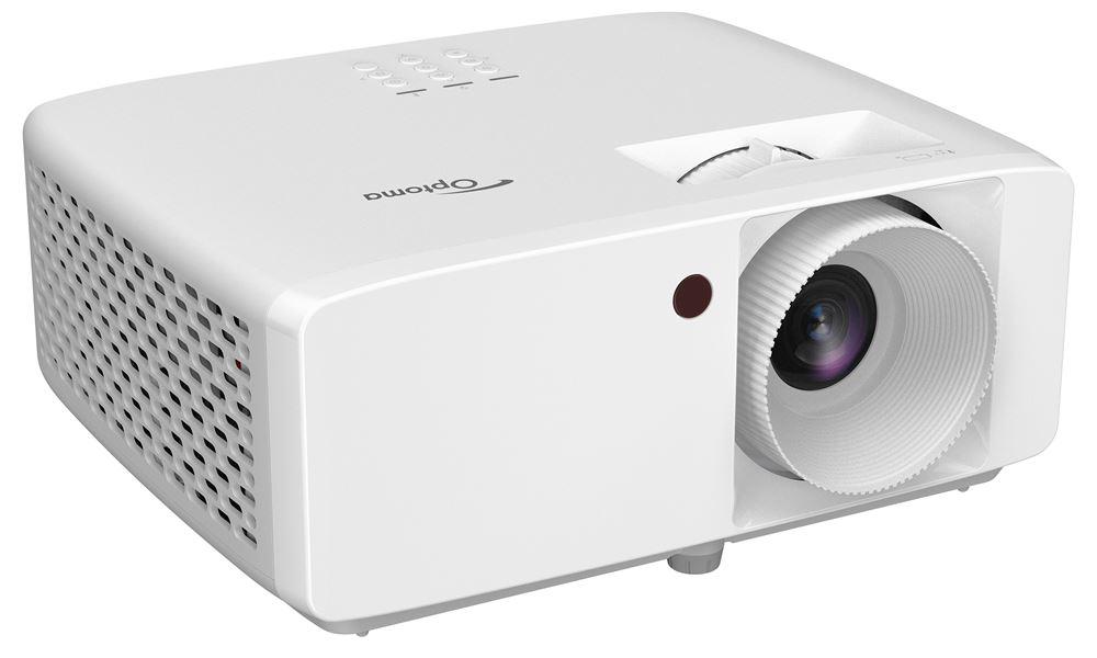 Videoproiector Optoma HZ146X-W, DLP laser FHD 1920* 1080, 3.800 lumeni, 2.000.000:1, 16:9/ 4:3/ 16:10, dimensiune maxima imagine 300", distanta maxima de proiectie 10 m, laser 30.000 ore, 2* HDMI, audio out, USB-A power 1.5A, RS232, 27- 34 dB, Full 3D, Security bar, Kensington Lock, protejare cu (E9PD7KK01EZ1E)