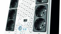 UPS Legrand MULTIPLUG 800, 800VA/480W, 6x German standard sockets, USB charger, baterie 1x 12V 7.2Ah, 230V, tehnologie Line interactiv, dimensiuni 190 x 89.5 x 296mm (000000000000310082)