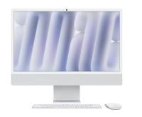 Apple iMAC 24" Retina 4.5k/ Apple M4 (CPU 10-core, GPU 10-core, NeuralEngine 16-core)/16GB/256GB - Silver - US KB (2024) (cto from MWUU3RO/A) (Z1EH001ZN)