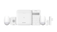 Kit de alarma wireless AX PRO Middle Level DS-PWA96-Kit2-WE contine: 1 x DS-PWA96-M-WE (96 zones wireless control panel), 2 x DS-PDP15P-EG2-WE (PIR motion sensor), 1 x DS-PDMC-EG2-WE (Magnetic Contact), 1 x DS-PK1- LT-WE (Wireless LCD Keypad), 1 x DS-PKF1-WE (Keyfob), 1 x DS-PS1-I-WE (Internal (DS-PWA96-KIT2-WE)