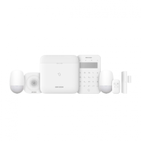 Kit de alarma wireless AX PRO Middle Level DS-PWA96-Kit2-WE contine: 1 x DS-PWA96-M-WE (96 zones wireless control panel), 2 x DS-PDP15P-EG2-WE (PIR motion sensor), 1 x DS-PDMC-EG2-WE (Magnetic Contact), 1 x DS-PK1- LT-WE (Wireless LCD Keypad), 1 x DS-PKF1-WE (Keyfob), 1 x DS-PS1-I-WE (Internal (DS-PWA96-KIT2-WE)