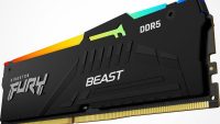 Memorie RAM Kingston DDR5 32GB 4800Mhz CL38 1.1V Dual Channel Kit Fury Beast Black RGB PnP (KF548C38BBAK2-32)