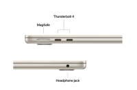 MacBook Air 13.6" Retina/Apple M4 (CPU 10-core, GPU 10-core, NeuralEngine 16-core)/32GB/1TB - starlight - INT KB (2025) 35W  (cto fr om  MC6A4RO/A) (Z1GT000BN)