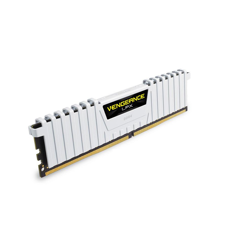 Memorie RAM Corsair Vengeance LPX White, DIMM, DDR4, 16GB (2x8GB), CL15, 3000MHz (CMK16GX4M2B300C15W)