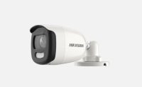 Camera supraveghere Hikvision Turbo HD DS-2CE10HFT-F28(2.8mm); 5MP, ColorVu - imagini color pe timp de noapte, senzor: 5 MP CMOS, rezolutie: 2560 (H) × 1944 (V) 5MP@20fps, iluminare: 0.0005 Lux @ (F1.0, AGC ON), 0 Lux cu lumina alba, lentila fixa: 2.8mm, distanta iluminare 20 metri cu ajutorul (DS-2CE10HFT-F28)