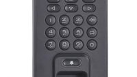 Controler de acces biometric stand alone Hikvision cu tastatura si cartele de proximitate MIFARE, DS-K1T804AMF; Capacitate de stocare: 3,000cartele, 3,000 amprente si 100,000 evenimente; Suporta functii de Access Control si  Time Attendance; display LCD2.4-inch; Distanta de citire: 0-5cm (DS-K1T804AMF)