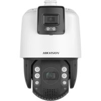 Camera supraveghere Hikvision DS-2SE7C425MWG-EB/26 F0 TandemVu 4 MP Panoramic channel supports image stitching, with 180° horizontal field of view;High quality imaging with 6 MP resolution in panoramicand channel and 4 MP resolution in PTZ channel; 1/2.5" Progressive Scan CMOS,1/2.5" Progressive (DS-2SE7C425MWGEB26)