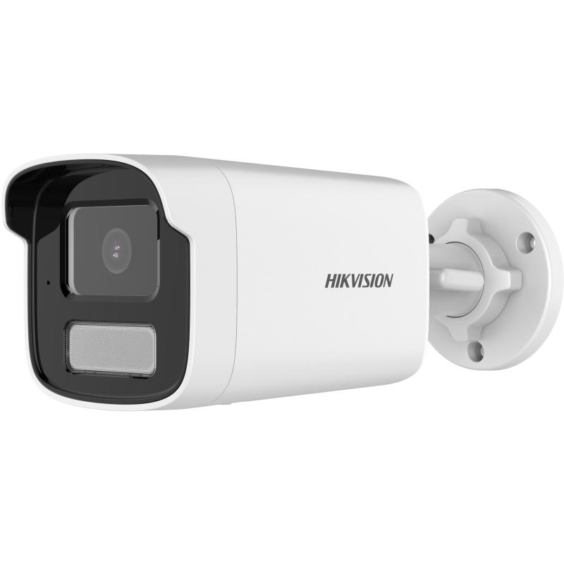 Camera de supraveghere IP Bullet 8MP Hikvision DS-2CD1T83G2-LIUF(4MM), lentila fixa: 4mm, iluminare: Color: 0.01 Lux @ (F2.0, AGC ON),B/W: 0 Lux cu IR: 50m, microfon incorporat, slot card e memorie: microSD/microSDHC/microSDXC card, up to 512 GB, alarma la evenimente: Motion detection (support alarm (DS-2CD1T83G2-LIUF(4MM))