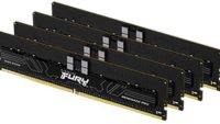 Memorie RAM Kingston DDR5 128GB 5600Mhz CL28 1.35V Quad Channel Kit Fury Rengade Pro Black EXPO (KF556R28RBE2K4-128)