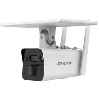 Camera de supraveghere IP Bullet 4MP Hikvision DS-2XS2T41G1- ID/4G/C05S07(4MM) cu panou solar, lentila fixa: 4mm, iluminare: B/W: 0.01 Lux @ (F1.6, AGC ON),B/W: 0 Lux cu IR: 30m, microfon si difuzor incorporat, slot card de memorie: Micro SIM, alarma la evenimente: Motion detection,video tampering (DS-2XS2T41G1-ID/4G/C05S07(4MM))