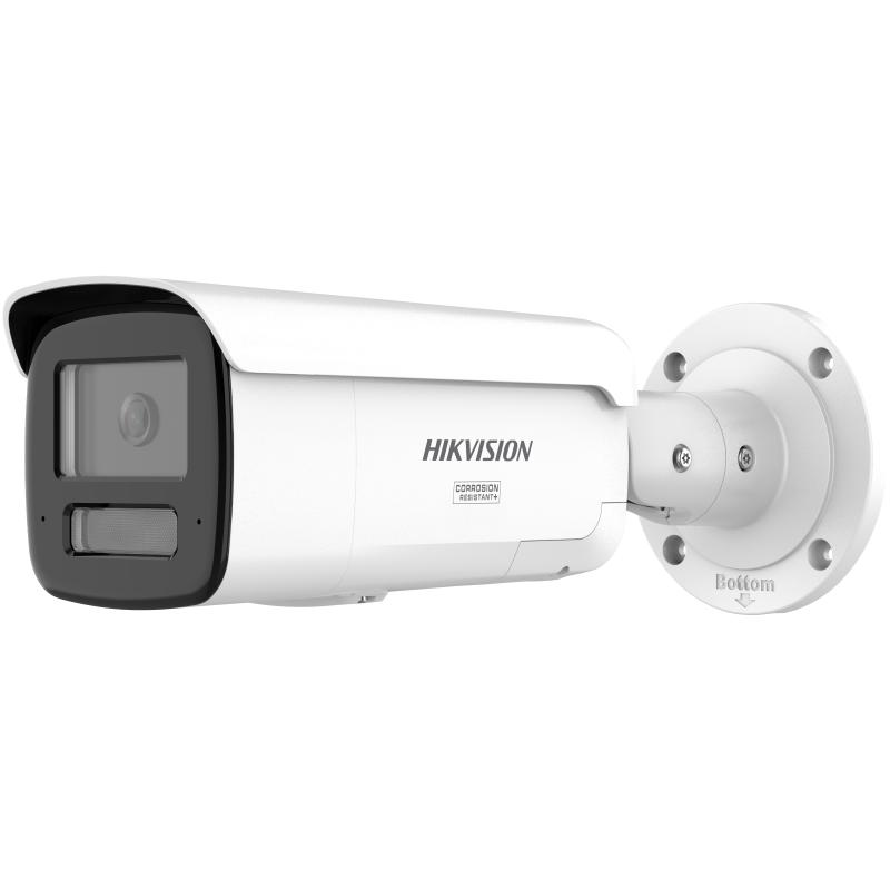 Camera de supraveghere IP Bullet 4MP Hikvision DS-2CD2T47G3- LIS2UY/SL(2.8MM), lentila fixa 2.8mm, iluminare min: Color: 0.0005 Lux @ (F1.0, AGC ON),0 Lux  cu lumina alba: 60m, IR: 30m, microfon incorporat, difuzor incorporat, interfata audio: 1/1, alarma: 2/2, slot card de memorie (DS-2CD2T47G3-LIS2UY/SL(2.8MM))