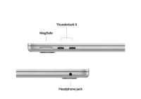 MacBook Air 13.6" Retina/Apple M4 (CPU 10-core, GPU 10-core, NeuralEngine 16-core)/24GB/512GB - Silver - INT KB (2025) (MC654RO/A)