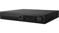 DVR Turbo HD 4MP,IDS-7332HUHI-M4/S; 16-ch False alarm filter by target classification, 16 Turbo HD/CVI/ AHD/ CVBS self-adaptive interfaces input, 16-ch video and 4-ch audio input, 2-ch IP video input (up to 18-ch IP), H.264/H.264+/H.265+/H.265 video compression, 4 SATA interfaces and 1 eSATA (IDS-7332HUHI-M4/S)