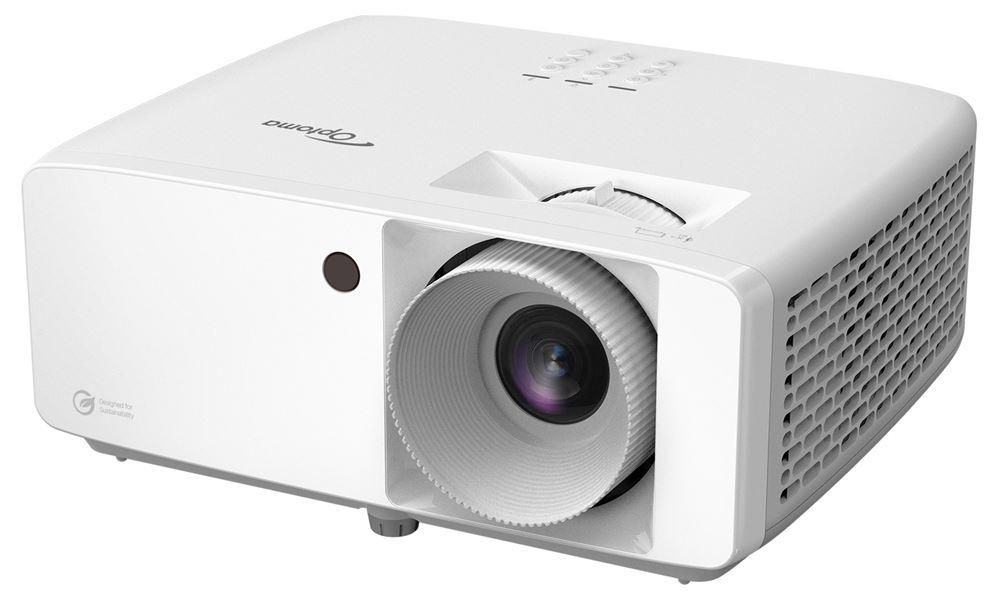Videoproiector Optoma ZH520, FHD 1920* 1080, 5.500 lumeni, 3.000.000:1, 16:9/ 4:3/ 16:10, +/-30°, dimensiune maxima imagine 322", laser 30.000 ore, distanta maxima de proiectie 8 m, zoom 1.3, 2* HDMI, Audio 3.5mm, USB-A power 1.5A, RS232, RJ45, 29- 31 dB, Full 3D, Security bar, Kensington Lock (E9PD7M201EZ1)