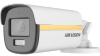 Camera de supraveghere Bullet 2MP ColorVu Dual-light Fixed Hikvision DS-2CE12DF3T-LFS(2.8MM), lentila fixa 2.8mm, iluminare min: 0.0005 Lux @ (F1.0, AGC ON), 0 Lux cu lumina alba, IR 20m, lumina alba 20m, iesire TVI/AHD/CVI/CVBS, microfon incorporat, alimentare: 12 VDC ± 25%, max. 6.9 W, protectie (DS-2CE12DF3T-LFS(2.8MM))
