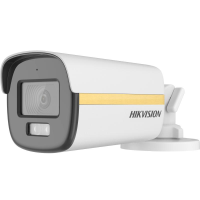 Camera de supraveghere Bullet 2MP ColorVu Dual-light Fixed Hikvision DS-2CE12DF3T-LFS(2.8MM), lentila fixa 2.8mm, iluminare min: 0.0005 Lux @ (F1.0, AGC ON), 0 Lux cu lumina alba, IR 20m, lumina alba 20m, iesire TVI/AHD/CVI/CVBS, microfon incorporat, alimentare: 12 VDC ± 25%, max. 6.9 W, protectie (DS-2CE12DF3T-LFS(2.8MM))