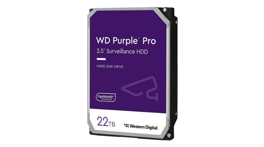HDD Surveillance  WD Purple Pro 22TB 7200rpm 512MB  3.5 (WD221PURP)