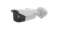 Camera supraveghere Thermal & Optical Bi-Spectrum Hikvision DS-2TD2628- 7/QA,4MP Resolution 256 × 192, Focal Length 6.9 mm, WDR 120 dB, IR Distance Up to 30 m, Temperature Range -20°C to 150°C, 1, RJ45 10 M/100 M Self-adaptive Ethernet interface, Temperature: -40°C to 65°C, IP67 Standard, Dimensions (DS-2TD2628-7/QA)