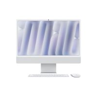 Apple iMAC 24" Retina 4.5k/ Apple M4 (CPU 8-core, GPU 8-core, NeuralEngine 16-core)/16GB/512GB - Silver - INT KB (2024)  (cto from  MWUC3RO/A) (Z1E2000UT)