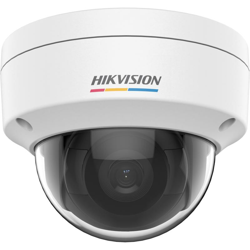 Camera supraveghere Hikvision IP Dome DS-2CD1127G0(2.8MM)(C),2MP, Senzor: 1/2.8" Progressive Scan CMOS; Rezolutie: 1920 × 1080; Iluminare:Color: 0.001 Lux @ (F1.0, AGC ON), imagini color 24/7 (color pe timp de noapte); Lentila: 2.8mm, horizontal FOV 105.2°, vertical FOV 56.5°, diagonal FOV 125.1° (DS-2CD1127G0(2.8MM)(C))