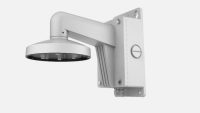 Suport de montaj pe perete cu doza de conexiuni Hikvision DS-1473ZJ- 155B, material aliaj de aluminiu, dimensiuni: Ø 155 mm × 243 mm × 300 mm, greutate: 1750 g (DS-1473ZJ-155B)