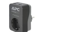 APC Essential SurgeArrest 1 Outlet 2 USB Ports Black 230V Germany (PME1WU2B-GR)
