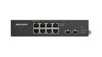 Switch Hikvision DS-3T0510HP-E/HS, 8-Port, PoE (DS-3T0510HP-E/HS)