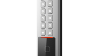 Cititor de proximitate cu tastatura Hikvision DS-K1T805MBWX, M1 card, RS-485 and Wiegand (W26, W34), network interface, Wi-Fi, alimentare: 12 VDC/1 A, protectie: IP65, IK08, dimensiunii: 57.7 mm × 177 mm × 34.6 mm. (DS-K1T805MBWX)