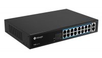 MILESIGHT TECHNOLOGY POE Switch Milesight 16 Porturi POE MS-S0216-GL, Porturi: 16X10/100MbpsPoEports(RJ45) +2X1000Mbps uplink ports, Alimentare: Built- in switching power supply AC 100~240 V, 50-60 Hz, 2.5A; Standard POE: IEEE802.3af/at; Buget POE: max. 200W, max 30W per port, Temperatura de functionare:-20℃~55℃; IP30 (MS-S0216-GL)