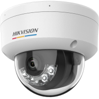 Camera de supraveghere IP Dome 4MP ColorVu with Smart Hybrid Light Hikvision DS-2CD1147G2H-LIU(2.8MM), lentila fixa: 2.8mm, iluminare min.: Color: 0.001 Lux @ (F1.0, AGC ON),B/W: 0 Lux cu IR: 30m, microfon incorporat, alarma la evenimente: Motion detection (support alarm triggering by specified (DS-2CD1147G2H-LIU(2.8MM))