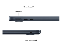 MacBook Air 13.6" Retina/Apple M4 (CPU 10-core, GPU 10-core, Neural Engine 16-core)/24GB/512GB - Midnight - INT KB (2025) (MC6C4RO/A)