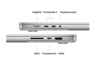 MacBook Pro 16.2"/Apple M4 Pro (CPU 14-core, GPU 20-core, Neural Engine 16-core)/24GB/512GB - Silver - INT KB (MX2T3RO/A)