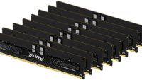 Memorie RAM Kingston DDR5 256GB 6000Mhz CL32 1.35V Octa Channel Kit Fury Renegade PRO RDIMM Black XMP (KF560R32RBK8-256)