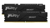Memorie RAM Kingston DDR5 64GB 5600MHz CL40 1.25V Dual Channel Kit Fury Beast Black XMP (KF556C40BBK2-64)